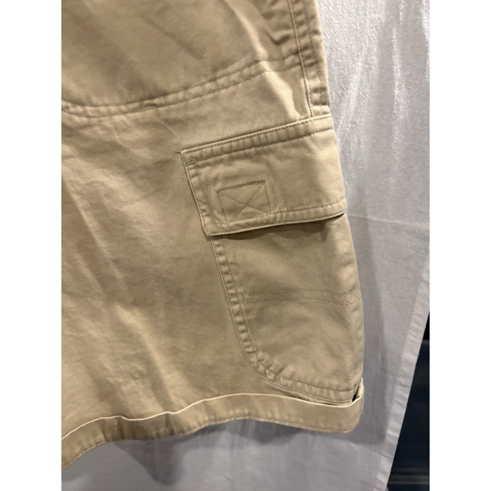 Vintage Stanley & Jo Jo Men's Cargo Shorts Size 36 Khaki 100% Cotton Y2K - Picture 6 of 11